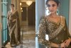 Mehendi Colour Iconic Vol 5 By Kimora Fancy Fabric Designer Beads Work Saree Ks 5781